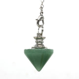 Natural Amethysts Quartz Healing Crystal Pendulum for Dowsing Divination