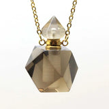 Natural Charm Quartz Crystal Healing Stone Necklace Pendant