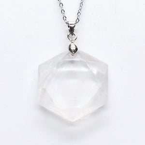 KFT Natural Healing Crystal Hexagram Reiki Rock