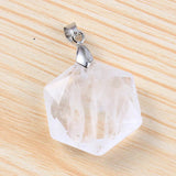 KFT Natural Healing Crystal Hexagram Reiki Rock