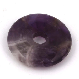Natural Lapis Lazuli Stone 30mm Donut Beads Reiki Chakra Pendant