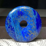 Natural Lapis Lazuli Stone 30mm Donut Beads Reiki Chakra Pendant