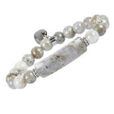 Natural Healing Crystal Quartz Bracelet Heart Beads Stone Bracelets