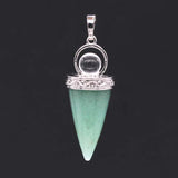 Crystal Quartz Amethysts Stone Pendulum Pendant