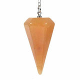 Crystal Quartz Pyramid Chakra Reiki Stones Pendulum Pendant