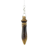 Natural Healing Crystal Quartz Pendulum Pendant Amethysts Lapis Lazuli