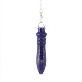 Natural Healing Crystal Quartz Pendulum Pendant Amethysts Lapis Lazuli