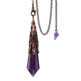 Hexagon Heart Chakra Stone Pendant Wire Wrapped Jewelry