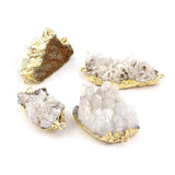 Natural Healing Quartz Druzy Reiki Stone Pendant