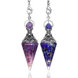 KFT Hexagon Point Pendulum for Reiki Wicca Dowsing