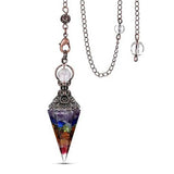 KFT Hexagon Point Pendulum for Reiki Wicca Dowsing