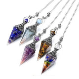 KFT Hexagon Point Pendulum for Reiki Wicca Dowsing