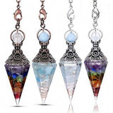KFT Hexagon Point Pendulum for Reiki Wicca Dowsing