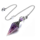 KFT Hexagon Point Pendulum for Reiki Wicca Dowsing