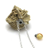 Desert Rose Selenite Stone Perfume Bottle Diffuser Necklace