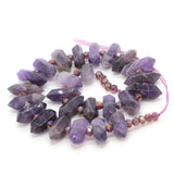 Natural Rock Crystal Quartz Hexagon Prism Stone Beads for Jewelry Making