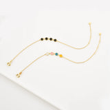 925 Silver Colorful Enamel Happy Face Smiley Bracelet Chain Women Jewelry