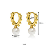 925 Silver Ear Pearl Pendant CZ Wedding Jewelry