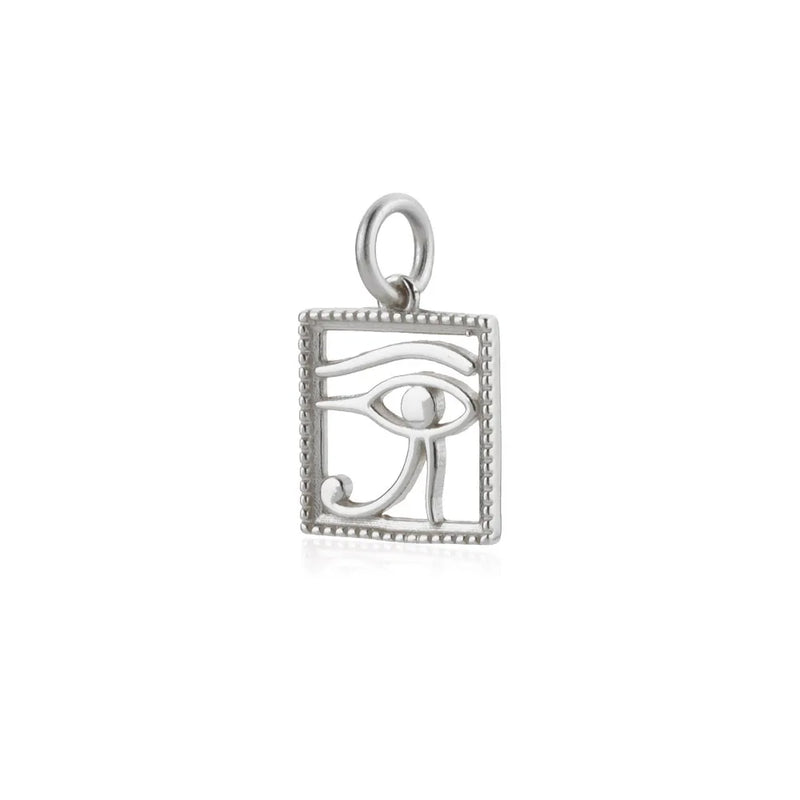 925 Egyptian Scarab Beetle Silver Charm Pendant
