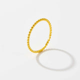 925 Silver Anillo Beads Rings Thin Women Small Wedding Jewelry For Girls