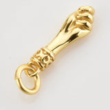 925 Sterling Silver Hand Charm Pendant Clasp for Women Necklace DIY