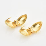 925 Silver Heart Hoops Punk Earrings for Women