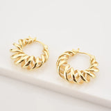 925 Sterling Silver Big Circle Hoops Earring for Women