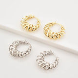 925 Sterling Silver Big Circle Hoops Earring for Women