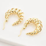 925 Sterling Silver Big Circle Hoops Earring for Women