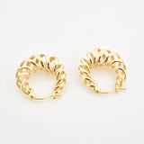 925 Sterling Silver Big Circle Hoops Earring for Women