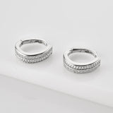 925 Silver Earcuff Beads Zircon Line Ear Cuffs No Piercing Jewelry