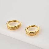 925 Silver Earcuff Beads Zircon Line Ear Cuffs No Piercing Jewelry