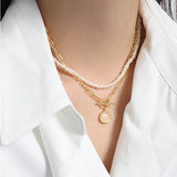 925 Silver Milk Ctystal Zircon Pave Pendant Long Chain CZ Women Wedding Jewelry