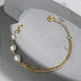 925 Silver Zircon CZ Chain Double Bracelet Women Party Jewels