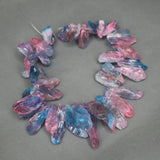 Raw Gradient Ramp Healing Crystal Quartz Beads Point Pendant