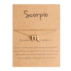 12 Constellations Anklets Symbols Chain Foot Jewelry for Women Girls