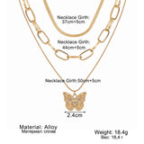 Butterfly Pendant Necklaces For Women Charm Jewelry