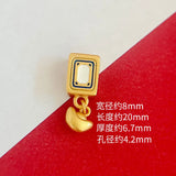 Fine Woman Girl Party Birthday Wedding Gift Mahjony Coin DIY Beads Charm