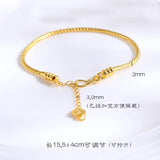 AC16 Beads Charm Bracelet 1.5mm 2mm