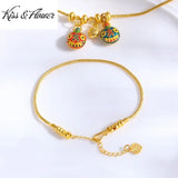 AC16 Beads Charm Bracelet 1.5mm 2mm