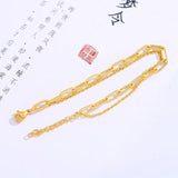 AC17 Two Layer Bracelet Fine Woman Girl Party Birthday Wedding Gift