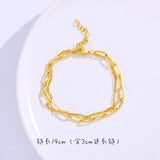 AC17 Two Layer Bracelet Fine Woman Girl Party Birthday Wedding Gift