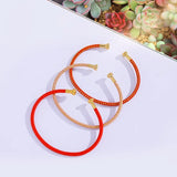 AC18 Fine Woman Girl Party Birthday Wire Bracelet Bangle