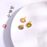 AC34 Flower DIY Charm For Bracelet Necklace 1PC
