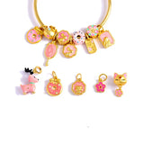 Fine Kids Fox Deer DIY Bead Charm For Bracelet