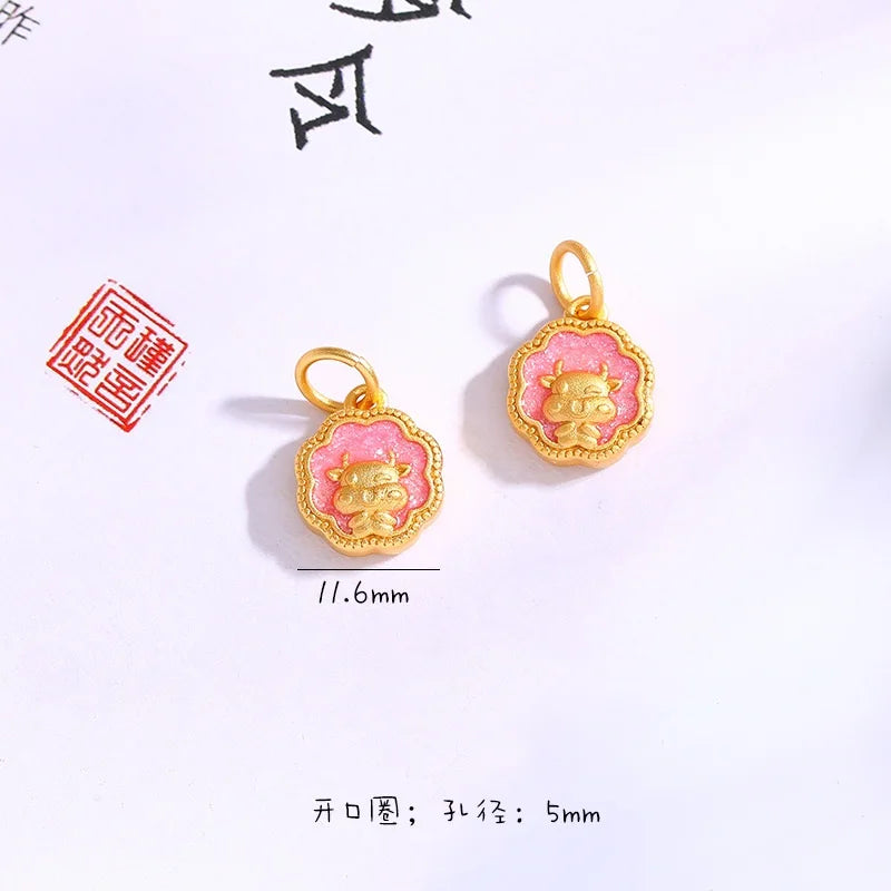 Fine Kids Fox Deer DIY Bead Charm For Bracelet