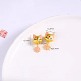 Fine Kids Fox Deer DIY Bead Charm For Bracelet