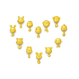 12Zodiac Tiger DIY Beads Charm For Necklace Bracelet 1PC