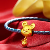 12Zodiac Tiger DIY Beads Charm For Necklace Bracelet 1PC