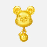 12Zodiac Tiger DIY Beads Charm For Necklace Bracelet 1PC